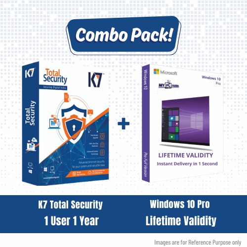 K7 Total Security (1U/1Y) + Windows 10 Pro Combo