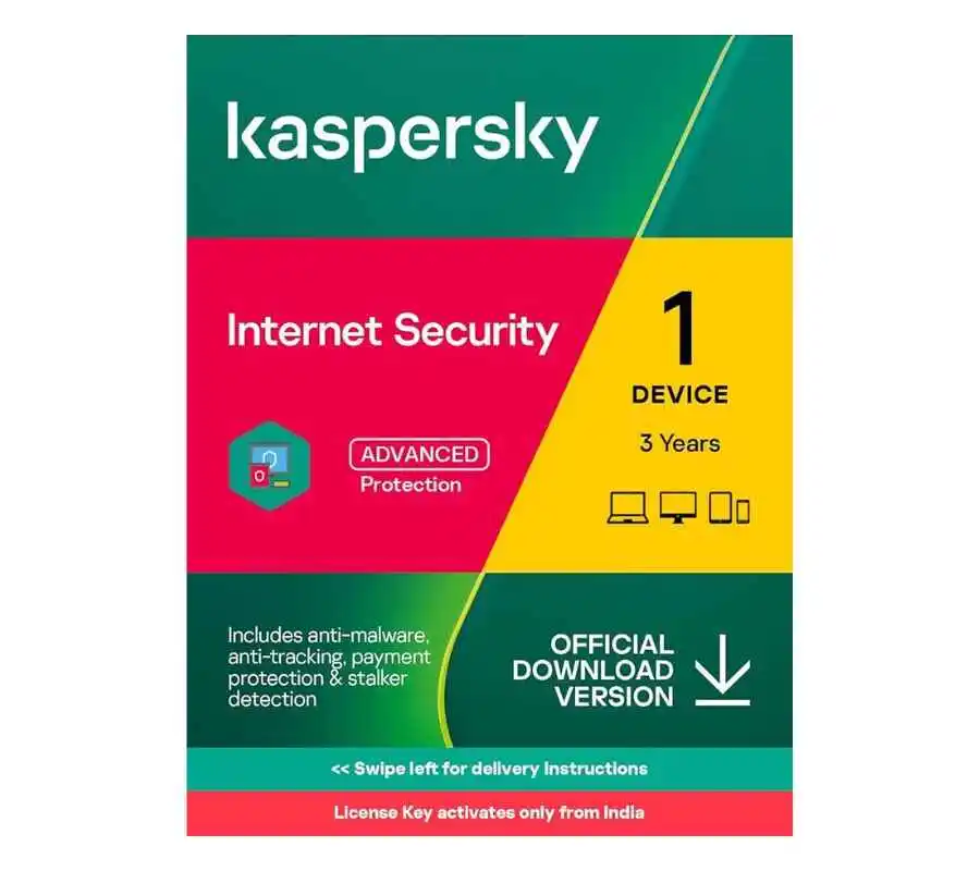 Kaspersky Internet Security — 1 User 3 Years