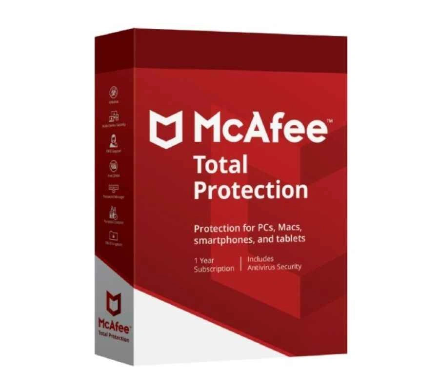 McAfee Total Protection — 10 Devices 1 Year