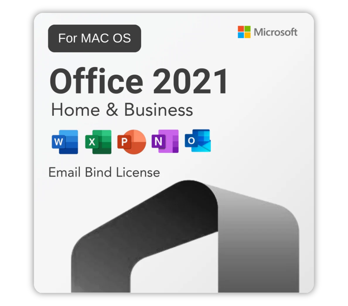 MS Office 2021 Home & Business for Mac — Email Bind (1 Device Lifetime)